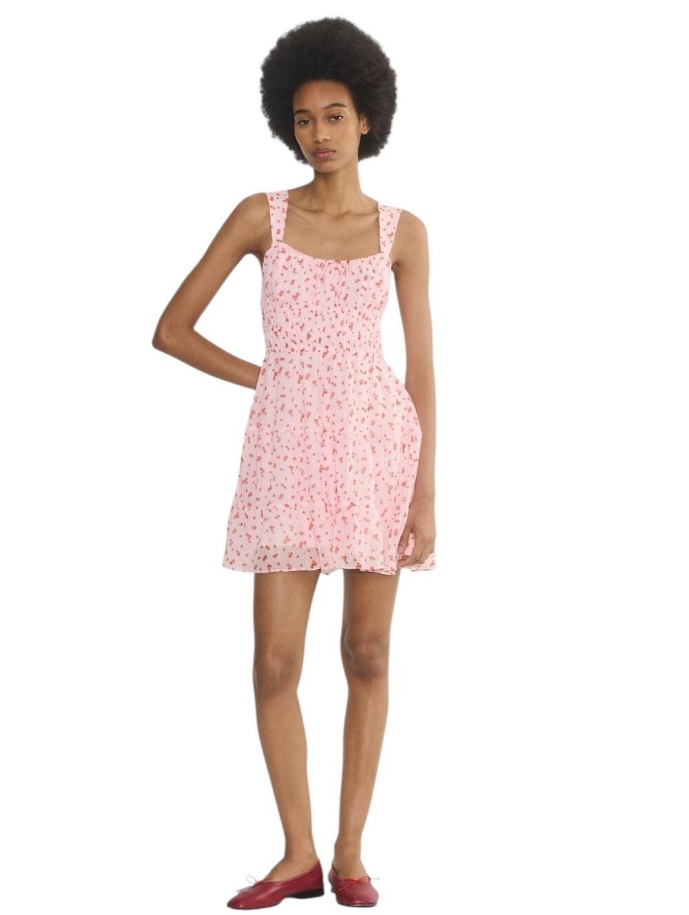 Sunday Best Pink Floral Midi Dress